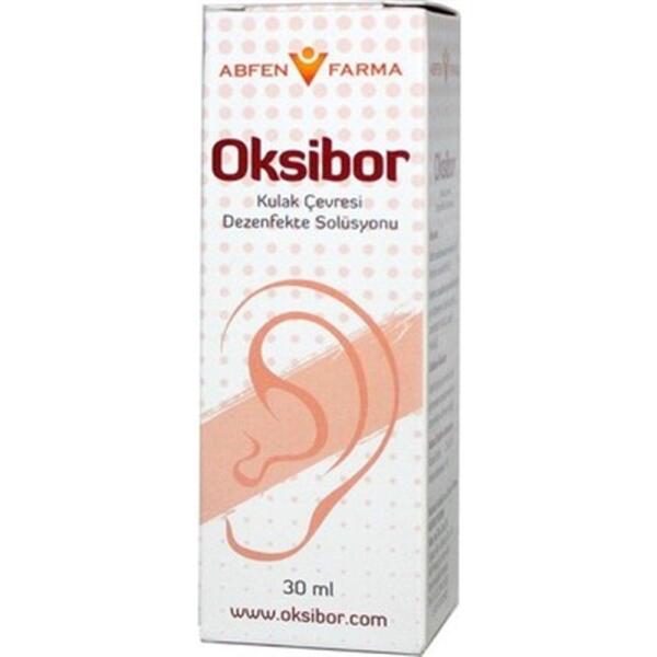 Abfen Oksibor Kulak Çevresi Dezenfekte Solüsyonu 30 ml - ABFEN FARMA