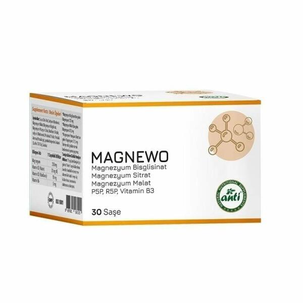 Anti Magnewo Efervesan Magnezyum 30 Saşe - ANTİ