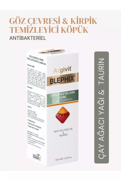 Argivit Blephix Göz Çevresi ve Makyaj Temizleme Köpüğü 100ml - HEKİM