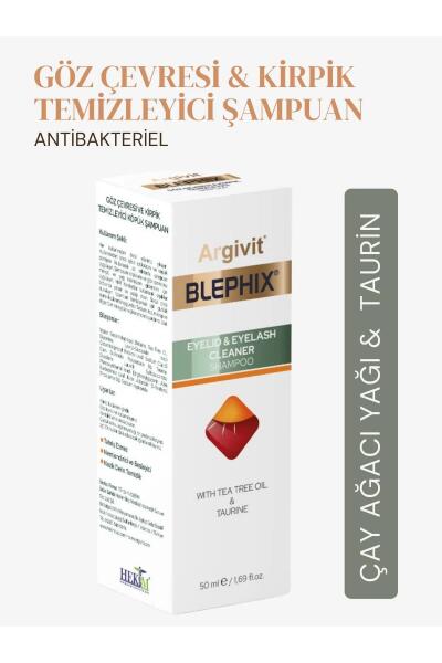 Argivit Blephix Göz Çevresi ve Makyaj Temizleme Şampuanı 50 ml - HEKİM