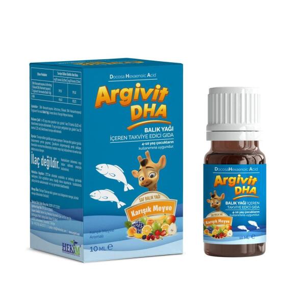 Argivit Dha Balık Yağı Damla 10 ml - HEKİM