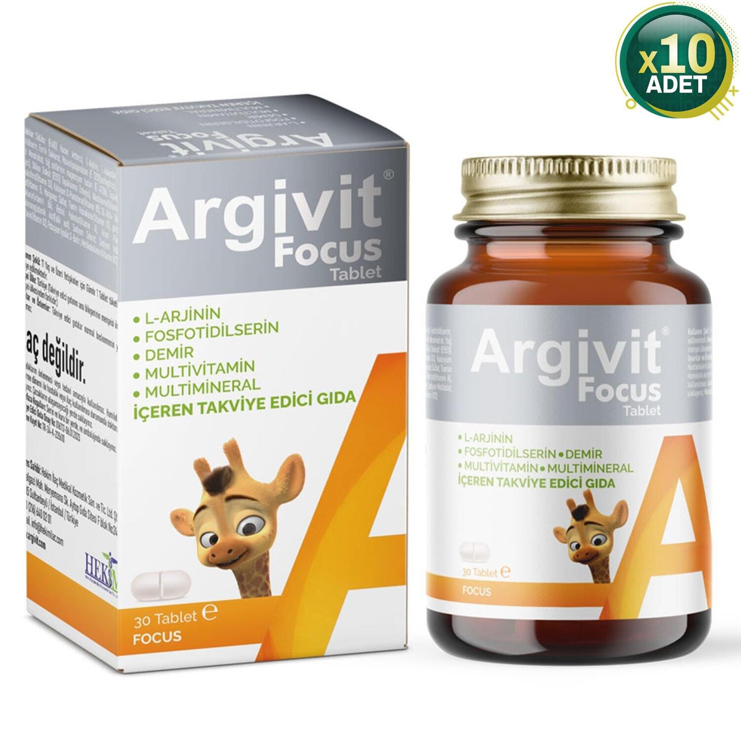 Argivit Focus 30 Tablet 10'lu - 1