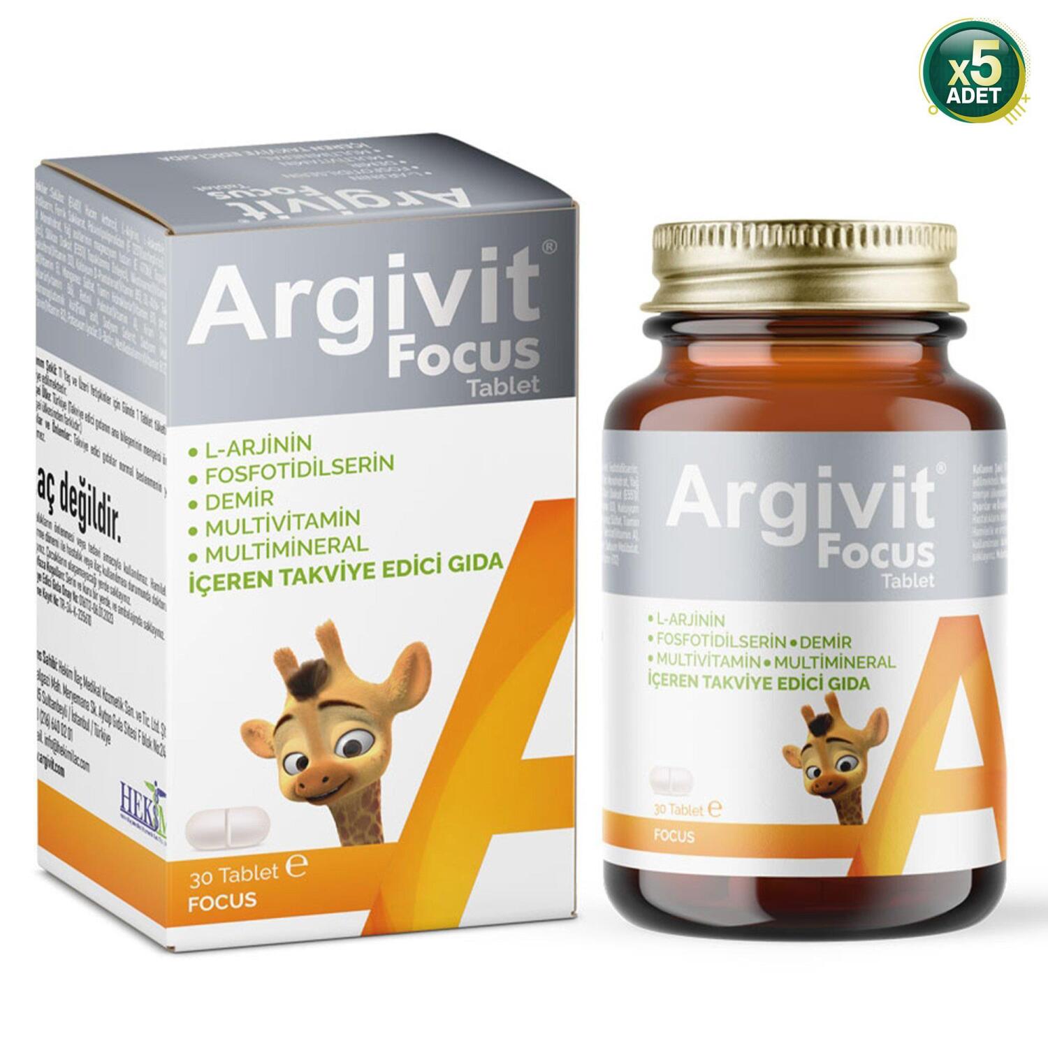 Argivit Focus 30 Tablet 5'li - 1