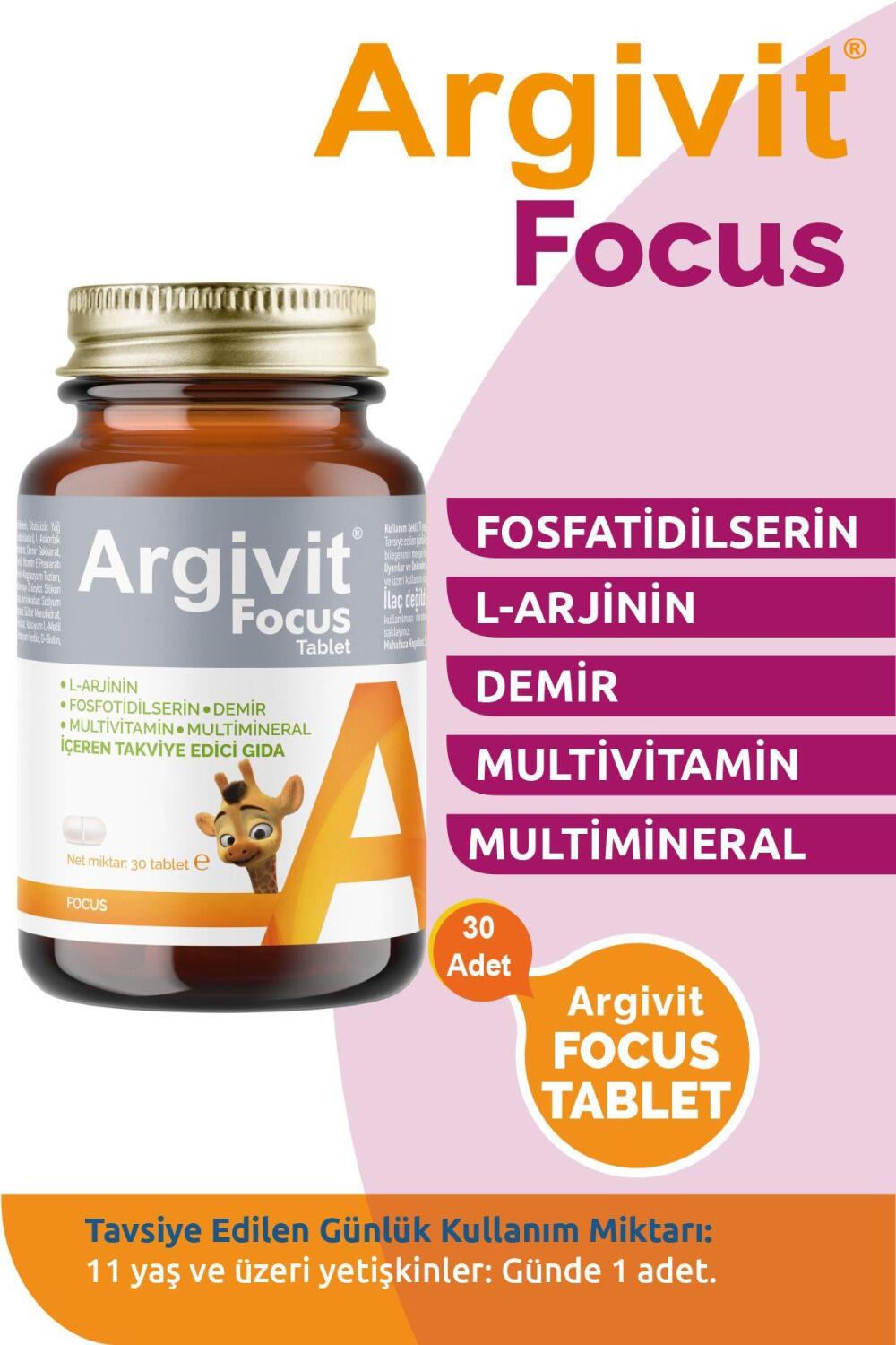 Argivit Focus 30 Tablet 5'li - 3