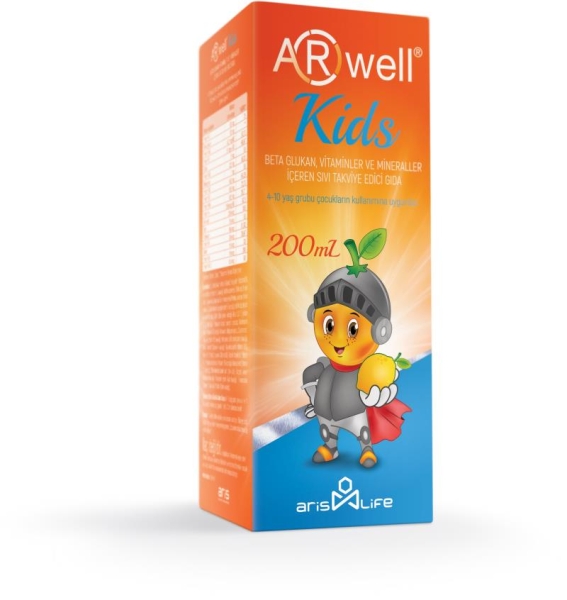 Arwell Betaglukan Vitamin ve Mineraller Sıvı Şurup Sıvı Şurup 200ml - ARİS LİFE