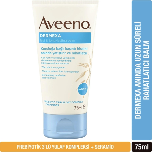 Aveeno Dermexa Itch Relief Kaşıntı Yatıştırıcı Balm 75 ml - AVEENO