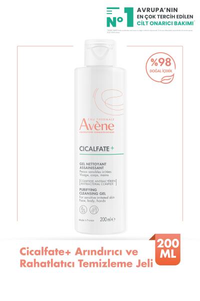 Avene Cicalfate+ Arındırıcı ve Rahatlatıcı Temizleme Jeli 200 ml - AVENE