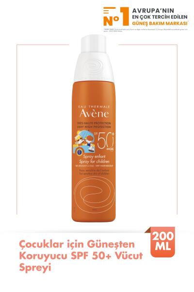 Avene Çocuklar için Güneşten Koruyucu SPF 50+ Vücut Spreyi 200 ml - AVENE