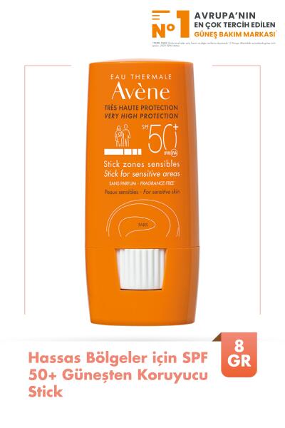 Avene Hassas Bölgeler için SPF 50+ Güneşten Koruyucu Stick 8 gr - AVENE