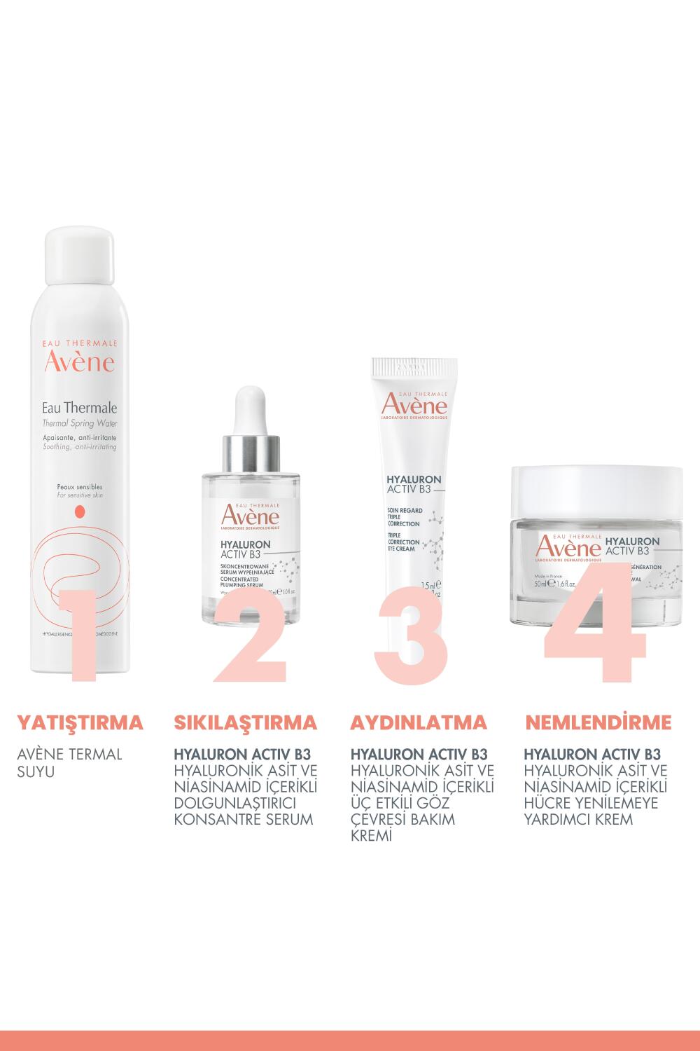 Avene Hyaluronik Asit ve Niasinamid İçerikli Hücre Yenilemeye Yardımcı Krem 50 ml - 6
