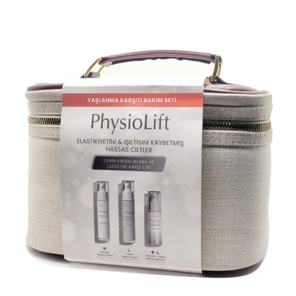 Avene PhysioLift Yaşlanma Karşıtı Bakım Seti-Çanta Hediyeli - AVENE