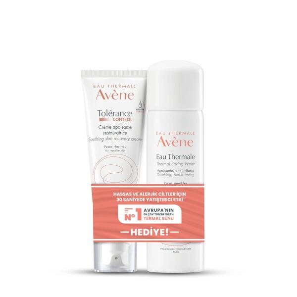Avene Tolerance Control Soothing Skin Recovery Cream 40 ml + Termal Su 50 ml Hediyeli - AVENE