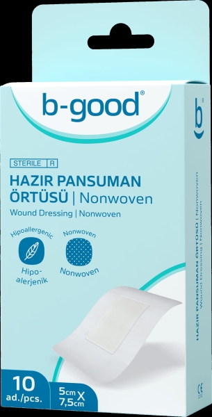 B-Good Şeffaf Hazır Pansuman Örtü 5cm x 7,5cm 10lu - B-GOOD