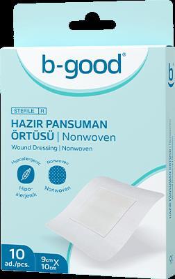 B-Good Şeffaf Hazır Pansuman Örtü 9cm x 10cm 10lu - B-GOOD