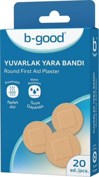 B-good Yuvarlak Yara Bandı 20 li - B-GOOD