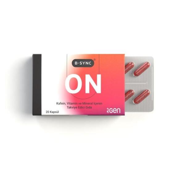 B-Sync On Kafein 20 Kapsül - GEN İLAÇ