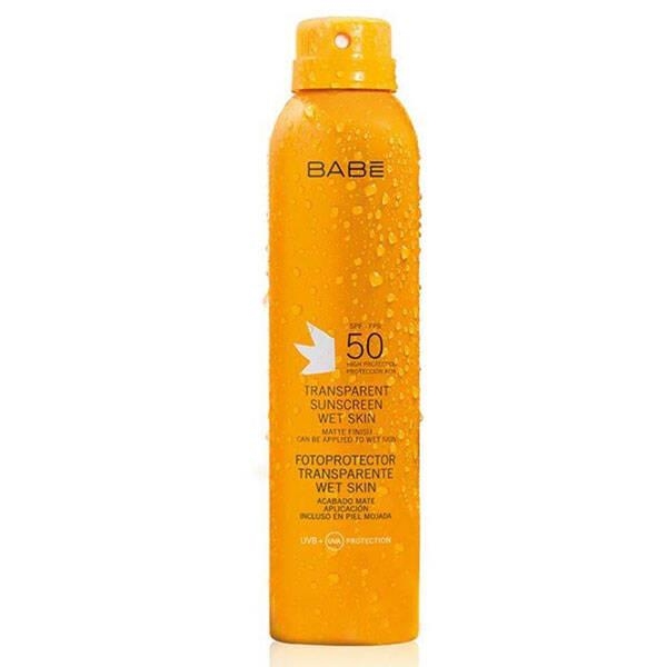 Babe Facial Oil Free Sunscreen Cream SPF50+ 50 ml + Babe Transparent Sunscreen Wet Skin Spf 50+ 200 ml - 3