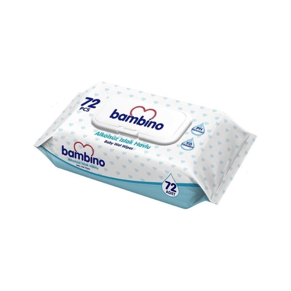 Bambino Islak Havlu 72'li Mavi - BAMBİNO