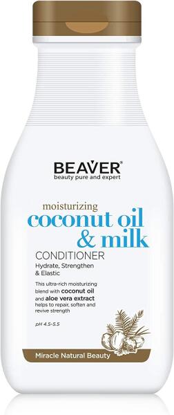 Beaver Coconut Oil Milk Moisturizing 350 ml Nemlendirici Saç Kremi - BEAVER