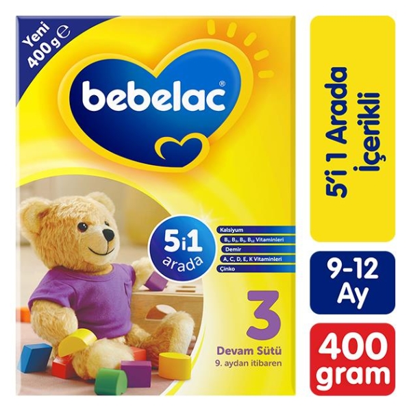 Bebelac 3 Bebek Sütü 400 gr - BEBELAC