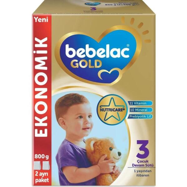 Bebelac Gold 3 Çocuk Devam Sütü 800 gr - BEBELAC