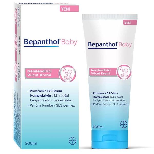Bepanthol Baby Nemlendirici Vücut Kremi 200 ml - BEPANTHOL