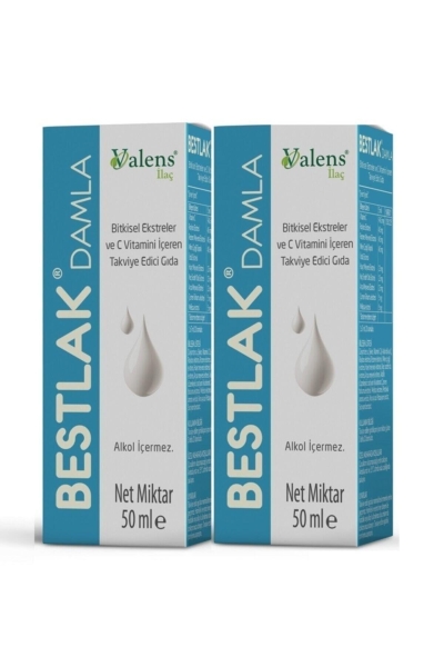 Bestlak 50 ml 2'li Anne Sütü Artırıcı Damla - VALENS İLAÇ