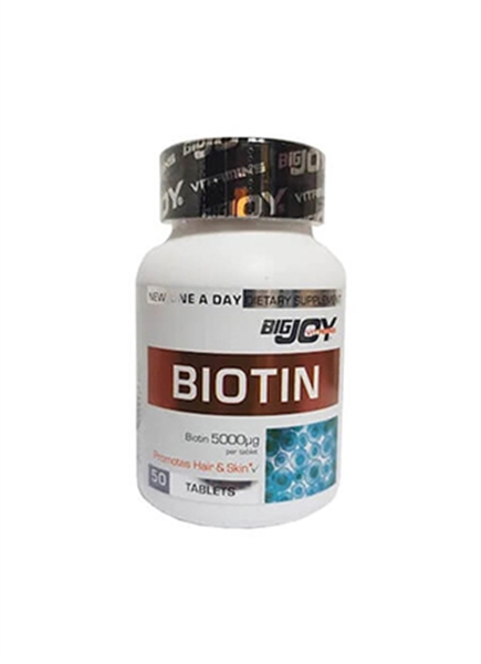 Bigjoy Biotin 5000 mcg 50 Tablet - BİGJOY