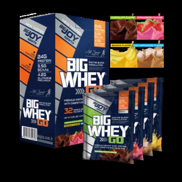 BigJoy Sports BigWhey Go Whey Protein 32 Şase 4 Mix Karışık - BİGJOY