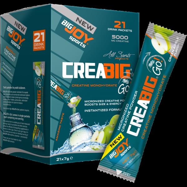 BigJoy Sports CreaBig Go! 21 Drink Şase - Yeşil Elma - BİGJOY