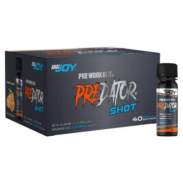 BigJoy Sports Predator Shot Portakal 60 ml 20 Adet - BİGJOY