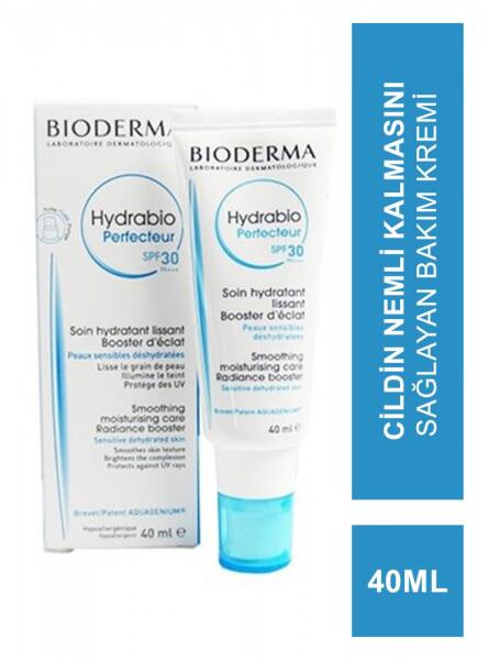 Bioderma Hydrabio Perfecteur Spf 30 Nemlendirici Krem 40 ml - BIODERMA