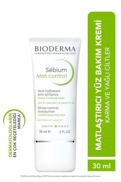 Bioderma Sebium Mat Control 30 ml Parlama Kontrol Kremi - BIODERMA