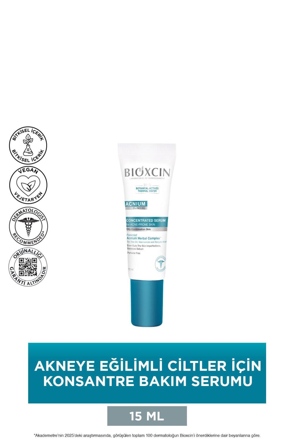 Bioxcin Acnium Konsantre Bakım Serumu 15 ml - 2