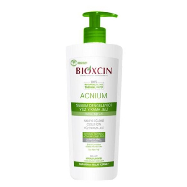 Bioxcin Acnium Sebum Dengeleyici Yüz Yıkama Jeli 500 ML - BİOXCİN