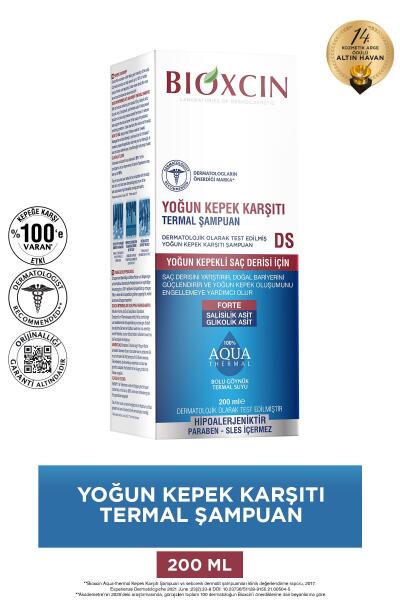 Bioxcin Aqua Thermal DS Yoğun Kepeğe Karşı Sülfatsız Şampuan 200 ml - BİOXCİN