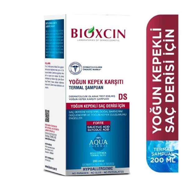 Bioxcin Aqua Thermal DS Yoğun Kepeğe Karşı Sülfatsız Şampuan 200 ml - 2