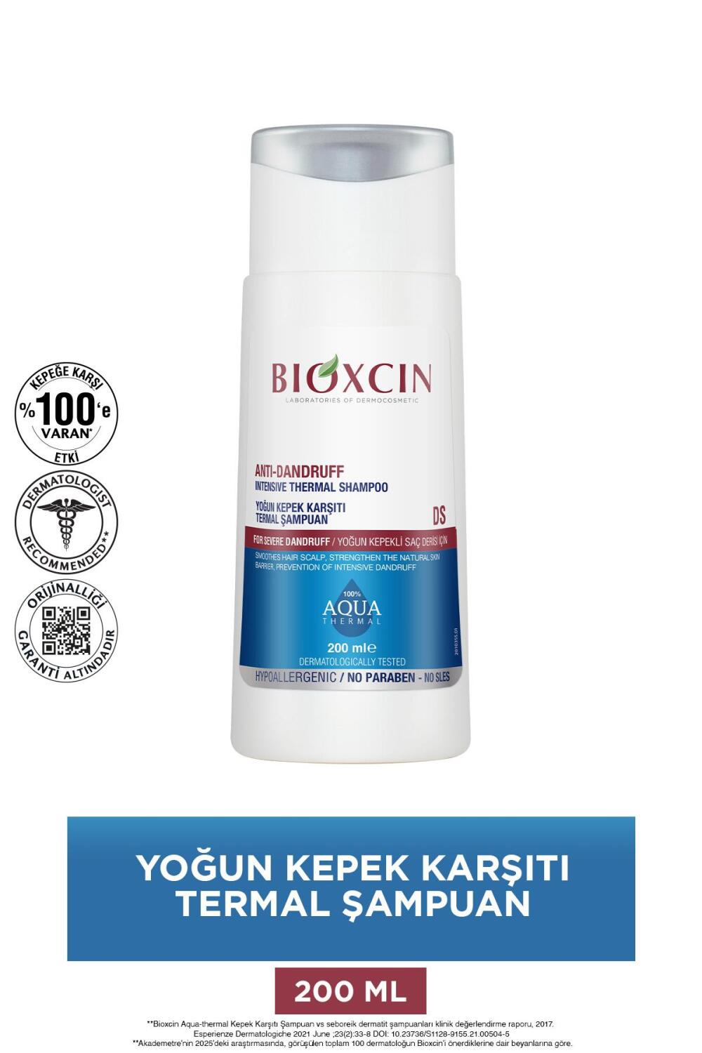Bioxcin Aqua Thermal DS Yoğun Kepeğe Karşı Sülfatsız Şampuan 200 ml - 4