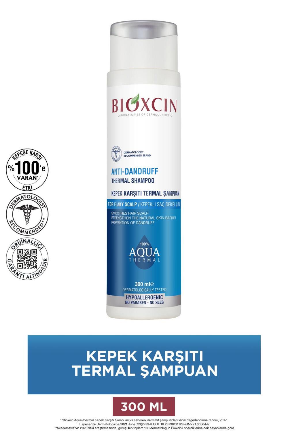 Bioxcin Aqua Thermal Kepeğe Karşı Sülfatsız Şampuan 300 ml - 2