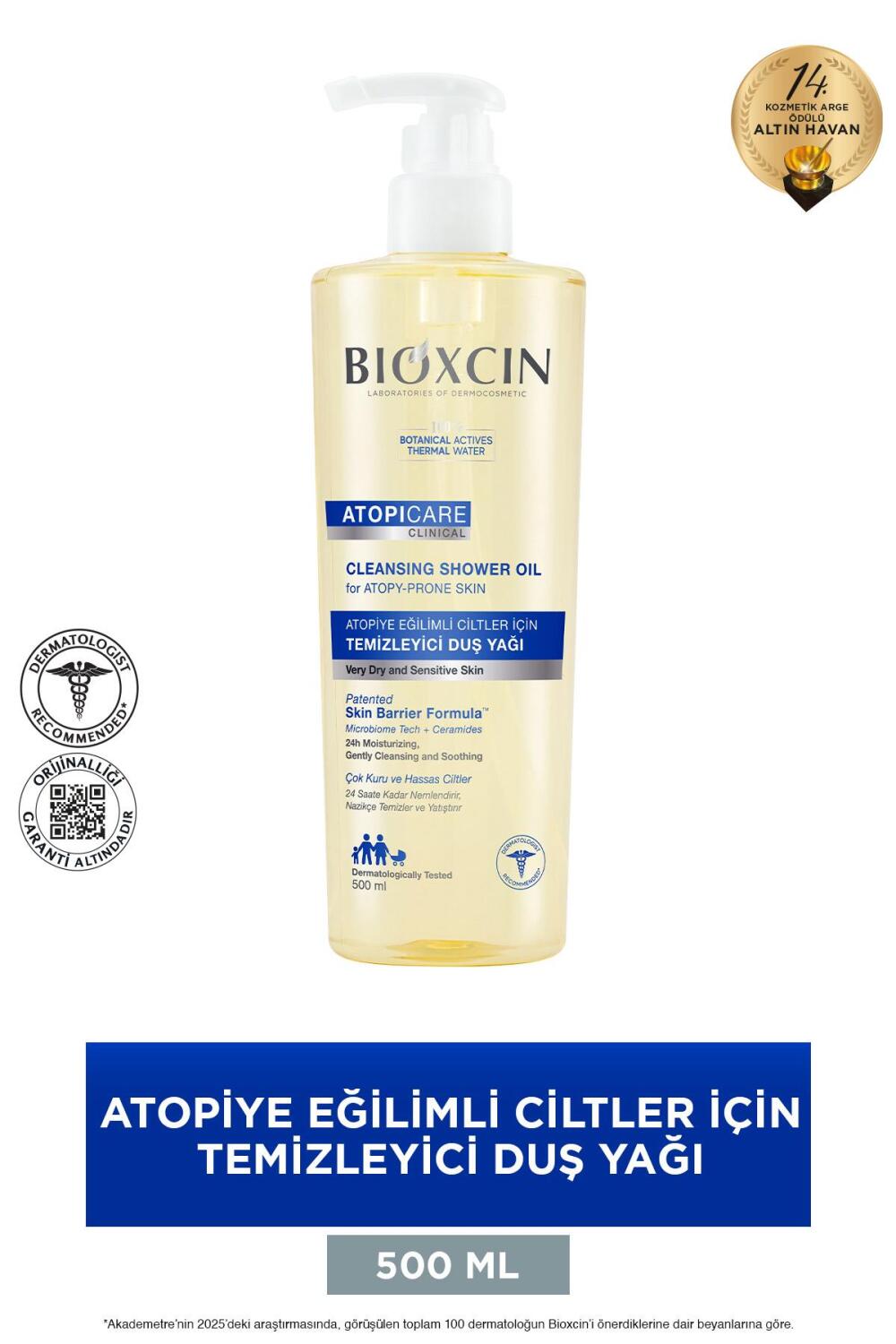 Bioxcin Atocare Temizleyici Duş Yağı 500 Ml - 2