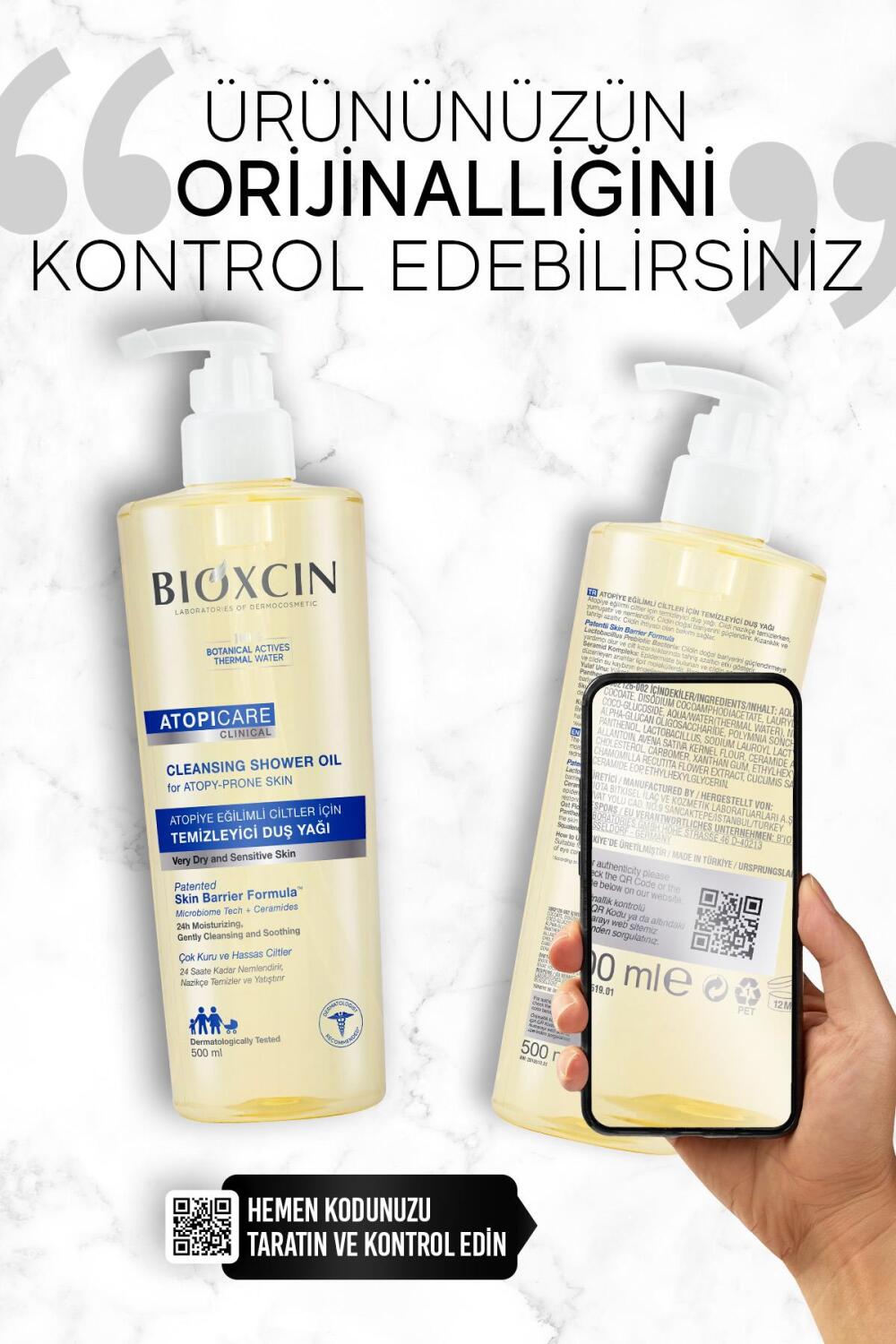 Bioxcin Atocare Temizleyici Duş Yağı 500 Ml - 7