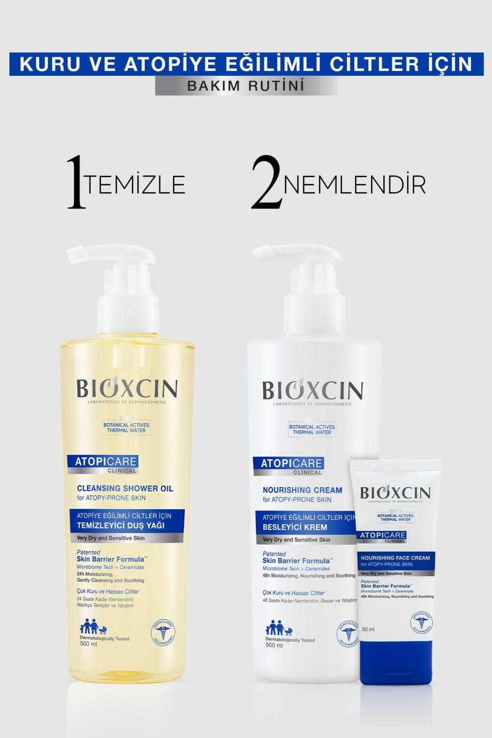 Bioxcin Atocare Temizleyici Duş Yağı 500 Ml - 8