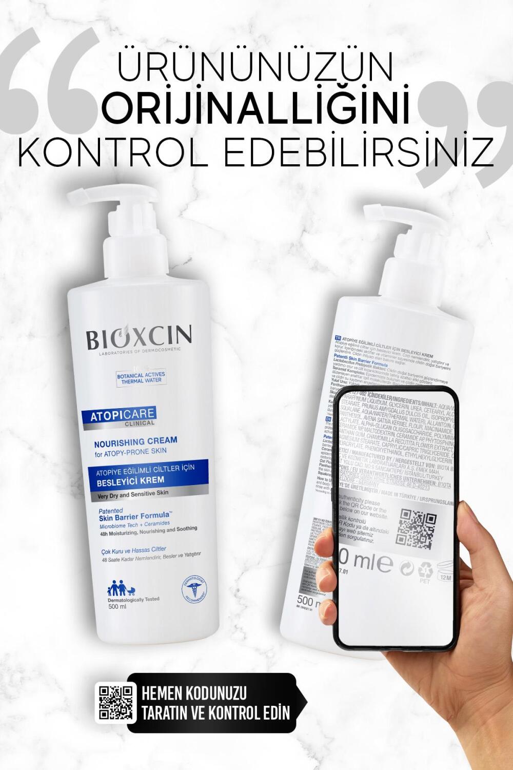 Bioxcin Atopicare Atopiye Eğilimli Ciltler için Besleyici Krem 500 ml - 7