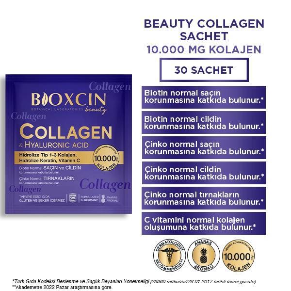 Bioxcin Beauty Collagen Hyaluronic Acid 30 Saşe - 4