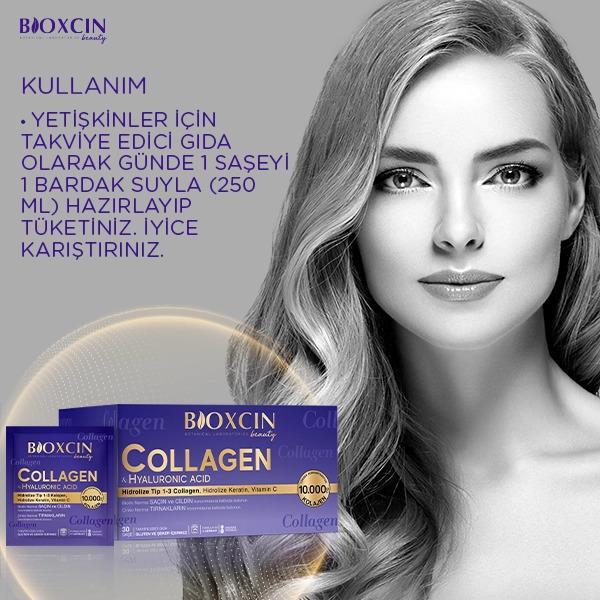 Bioxcin Beauty Collagen Hyaluronic Acid 30 Saşe - 6