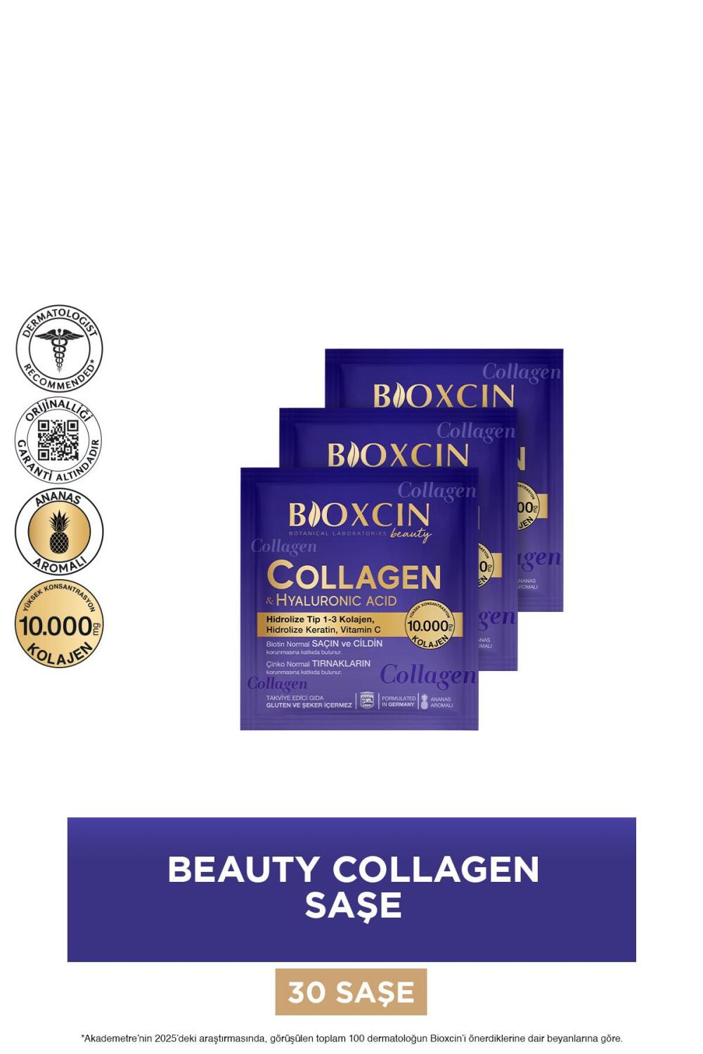 Bioxcin Beauty Collagen Hyaluronic Acid 30 Saşe - 9