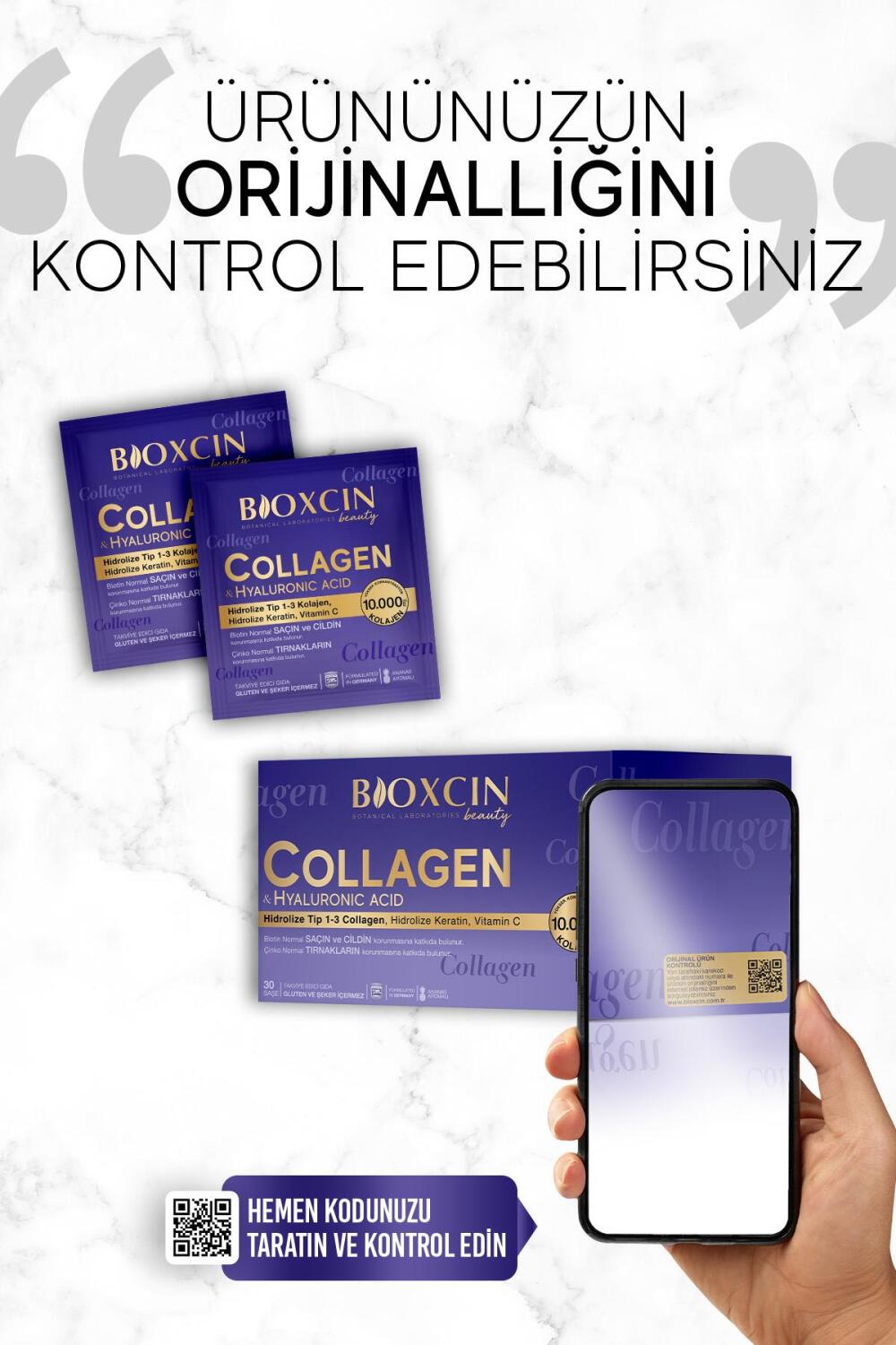 Bioxcin Beauty Collagen Hyaluronic Acid 30 Saşe - 15