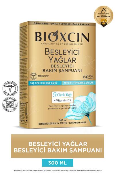 Bioxcin Besleyici Yağlar Şampuan 300ml - BİOXCİN
