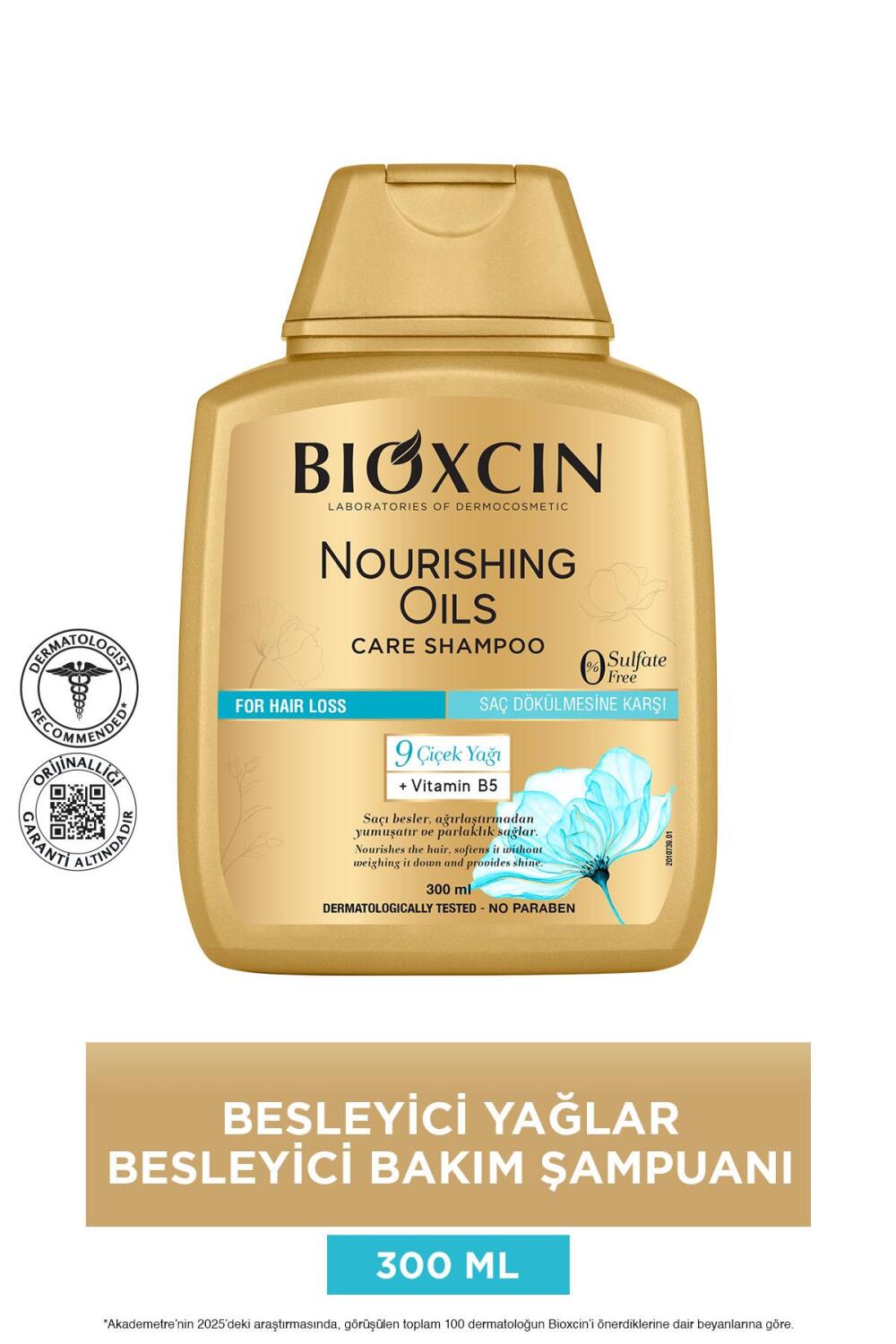 Bioxcin Besleyici Yağlar Şampuan 300ml - 5