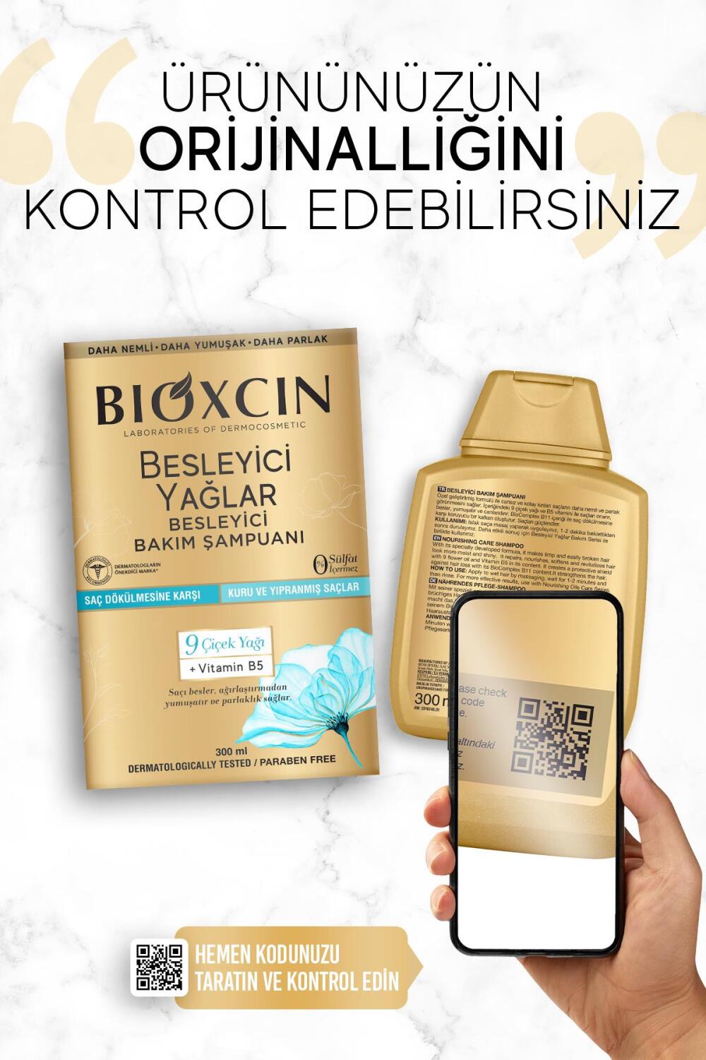 Bioxcin Besleyici Yağlar Şampuan 300ml - 8